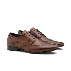 Sapato Social Masculino RUSSELL Conhaque - Factum Shoes