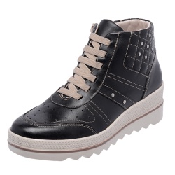 tenis em couro legitimo feminino