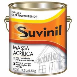 MASSA ACRILICA 3,6LITROS SUVINIL - 01515 - Ferragem Igor