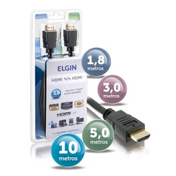 CABO HDMI 3 METROS ELGIN - 03609 - Ferragem Igor