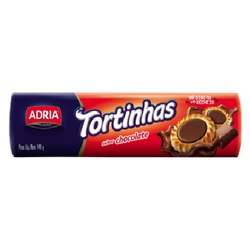 TORTINHAS ADRIA CHOCOLATE 140 G - PADRÃO FONZAR