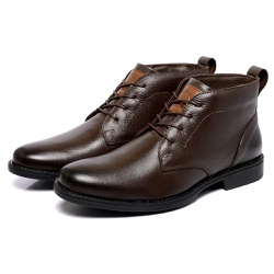 BOTA CASUAL ANKLE BOOT - Marrom - Mister Couros