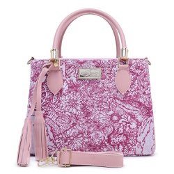 Bolsa Floral Pink - 0000205W - Willi Bags