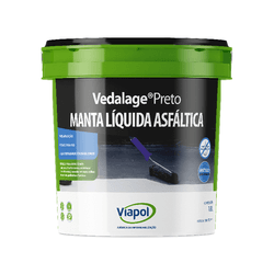MANTA LíQUIDA ASFÁLTICA PRETO VEDALAGE 18 LTS - Impermix | Materiais de Construção
