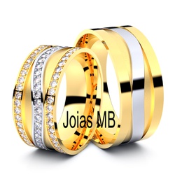 4684 - Alianças de Casamento Matinhos - Joias MB