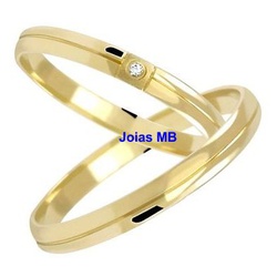 3806 - Alianças de Ouro Goianira - Joias MB