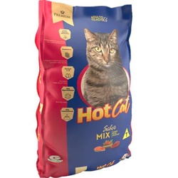 RACAO GATO HOT CAT 1KG MIX AD - LABORAVES