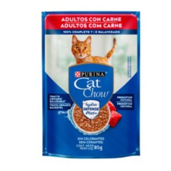 CARNE GATO CAT CHOW ADULTO CARNE 85 G - LABORAVES
