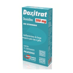 Doxitrat Agener Uniao 200mg c/24 comprimidos, unic... - Loja Animália