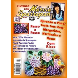 DVD Pintando Com Márcia Spassapan Edição 07 - 571... - Loja da Márcia Spassapan | Tudo para Artesanato