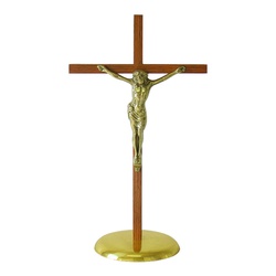 Crucifixo de Mesa - 316 M - LOJA DA PARÓQUIA - OBJETOS E PARAMENTOS LITÚRGICOS
