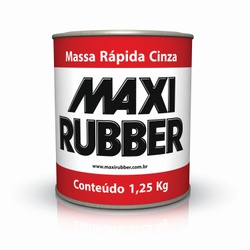 MASSA RÁPIDA CINZA MAXI RUBER 1,25KG - Marajá Tintas