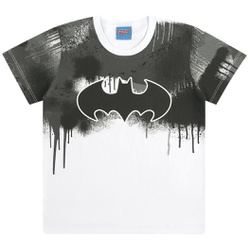 Camiseta Batman Liga Da Justiça Super Herói Infantil Masculino Menino Marvel