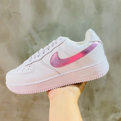 Tenis air force branco rosa - FOR100 - NEW STEP