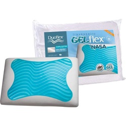 Travesseiro Nasa Alto Gel 50x70 Flex - Duoflex - 7... - Ortopedia São Lucas | Produtos médicos e ortopédicos