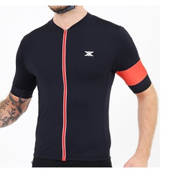 Camisa DX-3 Fast / Fusion Masculino Preto e Vermel... - PEDAL PRÓ Bike Shop