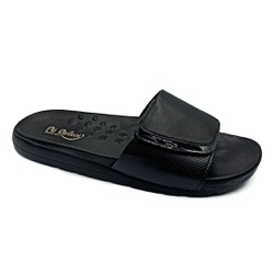Tamanco Especial para Fascite e Esporão - Preto - PR622036PR - Pé Relax Sapatos Confortáveis