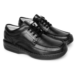 Sapato Masculino Casual - Preto - FB16000P - Pé Relax Sapatos Confortáveis