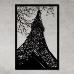 Escultura de Parede Torre Eiffel - Q! Bacana