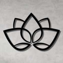 Escultura de Parede Lotus - Q! Bacana