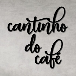  Frase de Parede Cantinho do Café - Q! Bacana