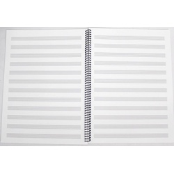 Caderno De Música Grande 50 folhas - Cmu - RAINHA MUSICAL