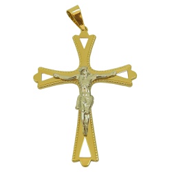 Pingente Crucifixo com Cristo em Ouro 18k - J0610... - RDJ JÓIAS