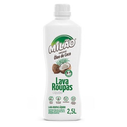 Lava Roupa Líquido de Coco - Milão - 2,5l - MIL12 - Atacado de cosméticos naturais para revender, todos veganos! Caule 