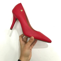 Scarpin Vizzano Colors Vermelho - Rilu Fashion