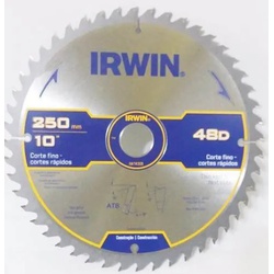 Disco De Serra Circular 250mm X 48 Dentes Iw14306 Irwin - Santec