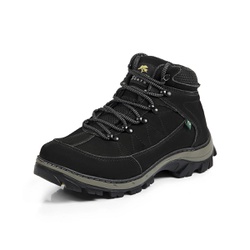 Bota Adventure Casual Couro Nobuck Hiking Extreme Bell Boots - 900 - Preto - 895