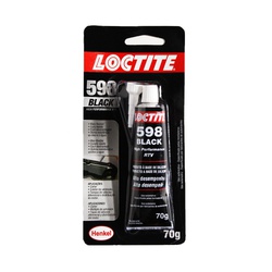 Cola Silicone Black 598 Loctite 70g - Sermi