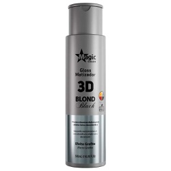 Magic Color Gloss Matizador 3D Blond Black Efeito Grafite Máscara - 500ml - Shop da Beleza