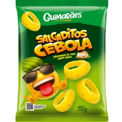 Salgaditos Sabor cebola 70g - Guimarães Alimentos
