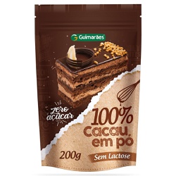 Cacau Em Pó 100% 200g - Guimarães Alimentos