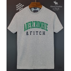 Camiseta Abercrombie Cinza detalhe verde/preto - n... - BEM VINDOS 