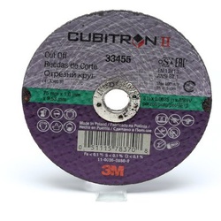 3M DISCO DE CORTE CUBITRON II 75x1x9,53MM