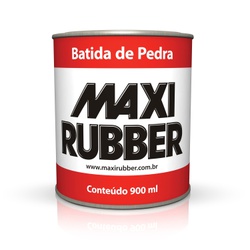 MAXI RUBBER BATIDA DE PEDRA PRETO 0,9L