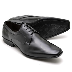 Sapato Social Reta Oposta - Top Franca Shoes | Calçados confortáveis em Couro