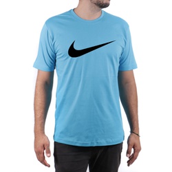 Camiseta Algodão Nike Azul - Top Franca Shoes | Calçados confortáveis em Couro