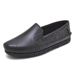 Sapatilha Mocassin Masculino Top Franca Shoes Pret - Diconfort Calçados | Calçados confortáveis e anatômicos