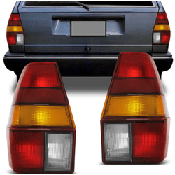 Lanterna Traseira Quantum 1985 a 1990 Tricolor - Total Latas - A loja online do seu automóvel