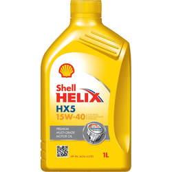 Óleo de Motor Shell HX5 15W 40 API SL Mineral 1Lt. - Total Latas - A loja online do seu automóvel