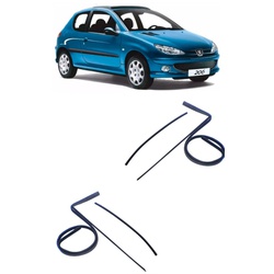Guarnição Canaleta Peugeot 206 2 Portas - Total Latas - A loja online do seu automóvel