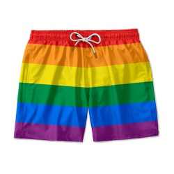 Short Praia Masculino LGBT Ajuste Regulável Mauric... - USENERD