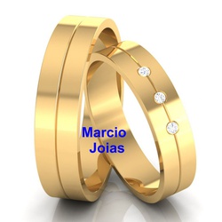 Alianças de Casamento DF - 512 - Marcio Joias