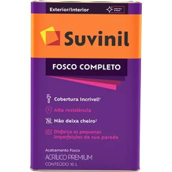 TINTA ACRILICA FOSCO COMPLETO ERVA DOCE 18L 501452... - VIA BRASIL CASA & CONSTRUÇÃO