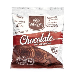 Biscoito Com Whey Protein Sem Glúten Chocolate Whe... - VILA CEREALE