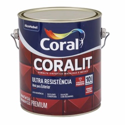 Esmalte Sintético Fosco Coralit - Branco - VIVA COR TINTAS