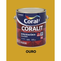 Esmalte Sintético Brilhante Coralit - Ouro - VIVA COR TINTAS